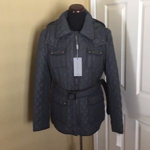 New Marc New York WOMENS Quilted Winter Pocket Jacket